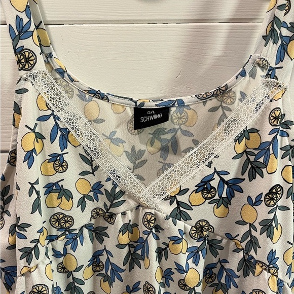 SCHWING – Lemon Print Camisole – Size G/L - Picture 8 of 10